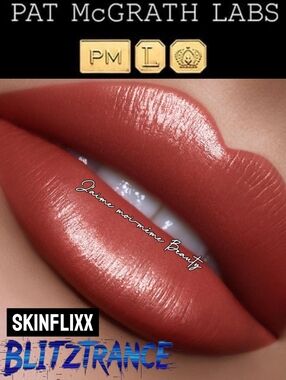 Pat Mcgrath Skin Flixx Blitztrance Lipstick - Warm Rose Golden Pearl Multichrome